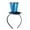 Blue bow, variant on Aellinatey Elegant Top Hat Headband Fascinators Hat Top Hat 1920s Tea Hat for Kids