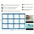 thumbnail image 2 of 2026 Wall Calendar, Double-Sided Erasable Design, Large Monthly Blocks, Includes 4 Pens, Home Office Planning,Vsgery, 2 of 9