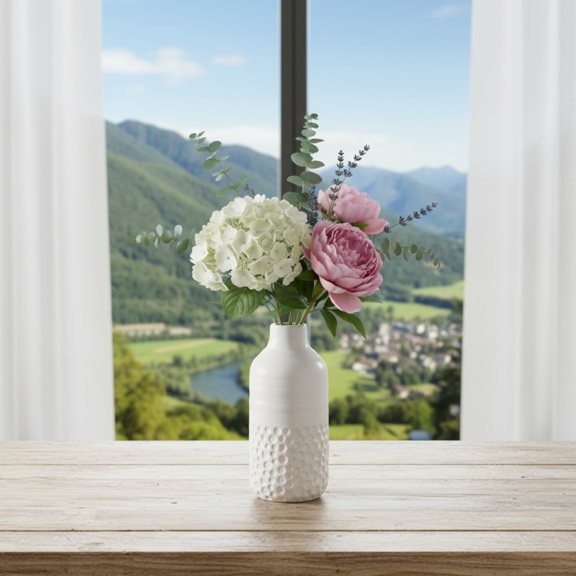 Soula Ceramic Round Bottle Vase
