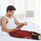 thumbnail image 5 of Balery Minimalist Romantic Dinner Pantalones de pijama para hombre, pijama ultraligero, pantalón de descanso-Medium, 5 of 6