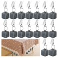 thumbnail image 2 of 16 Pesas para Mantel con Clip de Metal, Piedras Colgantes para Manteles con Forma de Cubo, Pesas de Mármol para Manteles para Decoración, 2 of 5