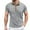 Grey, variant on Afdoent Men's Golf Shirt Color Block Button Open Neck Men Casual Loose Comfortable Business Sports Short Sleeve Shirt Classic
