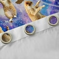 thumbnail image 4 of Castle Fairy Kids Teens Adults Kawaii Animal Cats Black Out Curtains,Universe Galaxy Curtains Pack of 2 (42x63 Each),Abstract Gradient Starry Sky Bedroom Curtains,Microfiber Bedroom Decor, 4 of 6