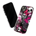 thumbnail image 3 of Y2K Emo Skull Phone Case, Pink Grunge Heart and Graffiti Collage iPhone Cover, Punk Rock Gothic Protective Case for iPhone 17 16 15 14 13 12 11 Pro Plus Mini, 3 of 6