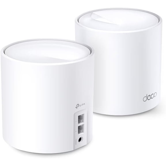 Restored : TP-Link AX1500 W-Fi 6 Dual-Band AI-Driven Home Mesh Router System, Replaces Individual Routers and Extenders - Deco W3000 (2-Pack) (Refurbished)