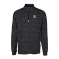 thumbnail image 2 of Men's Cutter & Buck Black Marshall Thundering Herd Vault Traverse Camo Print Stretch Quarter-Zip Pullover Top, 2 of 3