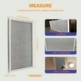 thumbnail image 2 of 14x20x1 Reusable Air Filter,MERV 8 Electrostatic Aluminum AC/HVAC Furnace Filter,Washable Permanent Air Filters for Home/Office，Easy to Install, Fresher Air(Actual Size:13.5x19.75x0.82Inch), 2 of 8