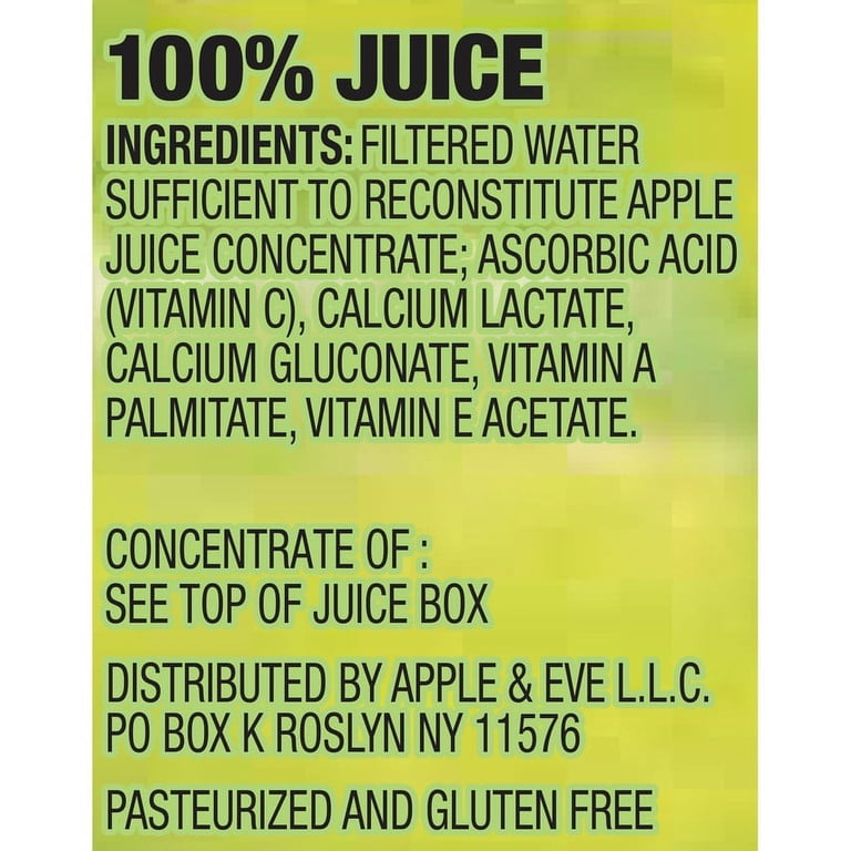 Apple & Eve 100% Apple Juice, 6.75 fl oz, 24 Pack photo 7
