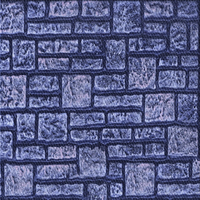 Ahgly Company Tapis d'Intérieur Lavable en Machine Carré Bleu Transitionnel, 4 Pieds Carré