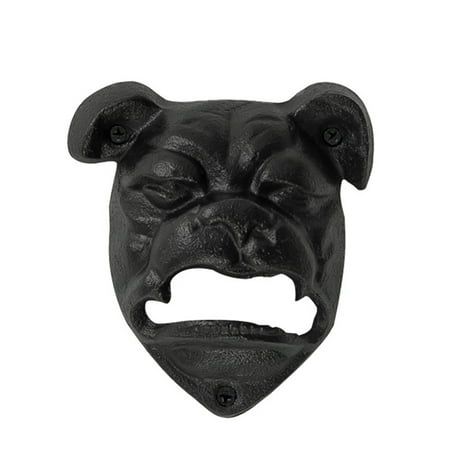 

VALINK Bottle Opener Rustic Vintage Style Cast Iron Wall Mounted Kitchen Supplies For Home Ornament