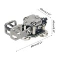 thumbnail image 4 of LIANXUE Stainless Steel CW Morse for Key Portable Telegraph for Key Paddle for Key With Magnetic Base For Radio Users, 4 of 6