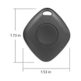 thumbnail image 3 of Bluetooth 4.0 GPS Tracker | Portable Smart Key & Pet Locator | Anti-Loss Device for Wallet, Bag, Keys | Two-Way Finder | Low Power | 4.4x3.85x1.2cm | White/Black/Green | 1 Pack, 3 of 5