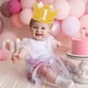 thumbnail image 3 of Gorro de punto con forma de corona para primer cumpleaños de bebé, gorro de fiesta para niño de 1 año, diadema amarilla con forma de corona para cumpleaños de niño pequeño, para bebé niño y niña, 3 of 7