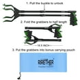 thumbnail image 6 of Rirether 2Pack Grabber Reacher Tool with Upgraded Version Jaw, Reacher Grabber with Carrying Bag, 32" Foldable Aluminum Alloy Grabber Tool for Elderly,Magnetic Tip and Hook, 6 of 7