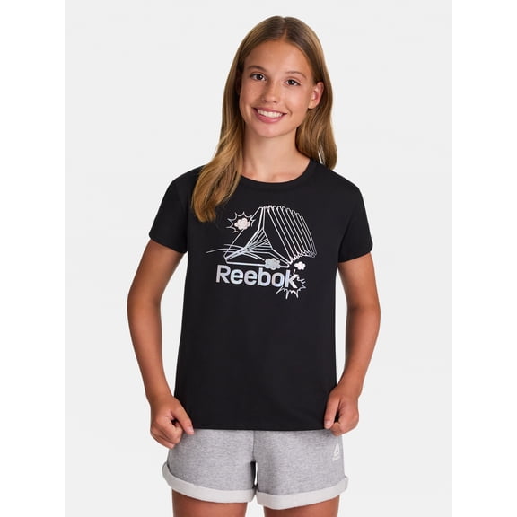 Reebok Girl's Rainbow Dash Graphic T-Shirt, Sizes 4-18