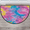 Multicolour 2, variant on CURLYOOT Racing Car Vintage Half Round Door Mat 24'' x 36'', Indoor Outdoor Entrance Rug, Semi Circular Area Rug, Non Slip Washable Absorbent Doormat, Laundry Room Rug