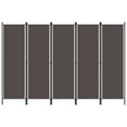 thumbnail image 1 of vidaXL 5-Panel Room Divider Anthracite 250x180 cm, 1 of 4