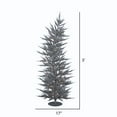 thumbnail image 2 of Vickerman 3' Silver Laser Artificial Christmas Tree with 50 Clear Lights, 2 of 3