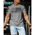 thumbnail image 2 of Gymish American Flag Workout Shirt for Men – Funny Lifting T-Shirt, Patriotic Gym Tee, Men’s Athletic Workout Apparel, 2 of 5