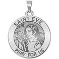 thumbnail image 2 of Picturesongold.Com Saint Eve Religious Medal Female Adult - 2/3 inch Size of Dime, 14K Yellow Gold, 2 of 4
