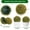 color: Red | specs: 2pcs, diameter 42cm, variant on Artificial Boxwood Topiary Balls Set - Realistic Faux Greenery Spheres with Blooms - No Maintenance UV Protected Decor for Home Garden Patio
