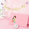 thumbnail image 4 of Diconna Happy Mother’s Day Banner, Shiny Letters Butterfly Wall Hanging Holiday Party Favor Photo Props, 4 of 8