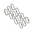 thumbnail image 1 of Escalada de roca montañismo carabiner d-anillo al aire libre senderismo llavero llavero colgar ganchos portátil manguera cable cadena enlace plata 12 paquetes kenally  HA010907-01, 1 of 7