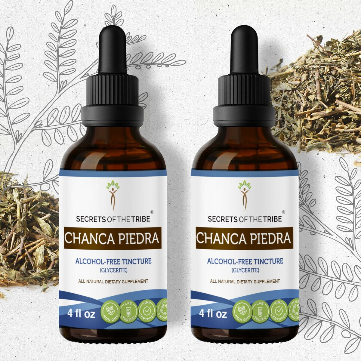 Chanca Piedra Tincture Alcohol-FREE Extract, Organic Chanca Piedra ...