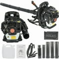 thumbnail image 2 of Seipouy 52CC Gas Leaf Blower, 2 Cycle Backpack Leaf Blower, Up to 550CFM and 200MPH , Variable Speed & Cruise Control, Powerful Blowing Force, 2 of 10