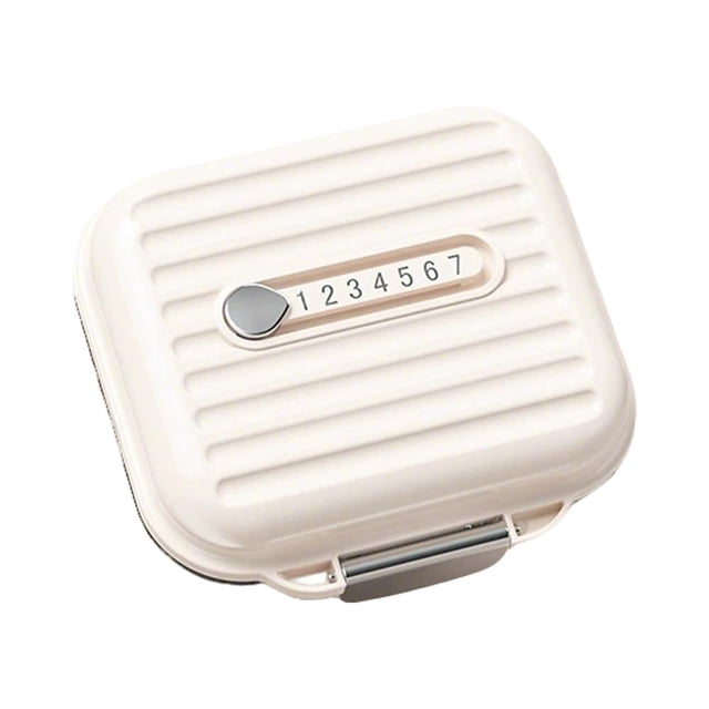 Boîte Organisatrice de Pilules Portable à 7 Compartiments, Étui de Rangement Hebdomadaire Compact pour Médicaments
