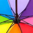 thumbnail image 4 of 1Pcs Three Folding Flat Edge Rainbow Bumper Cloth Umbrella Sunshade Sun Umbrella Ladies Umbrella Gift Umbrella Windproof Travel Umbrella Foldable Folding Small Compact Umbrella, 4 of 9