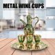 thumbnail image 5 of JUEGO DE TÉ PARA TÉ O CAFÉ, JUEGO DE TAZAS DE CAFÉ DE COBRE TURCO DE ALEACION DE ZINC VINTAGE, KIT DE OLLA DE VINO DE METAL PARA BAR EN Casa, Fiesta de Té, Cumlearimos,, 5 of 7