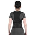 thumbnail image 4 of Cinturón corrector de postura ajustable para hombre y mujer (negro XL), 4 of 6