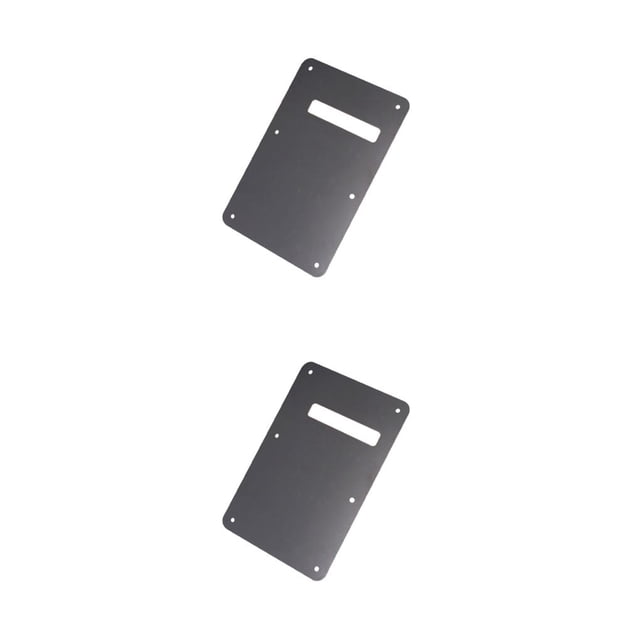 Bearachild 2 piezas, placa trasera de guitarra de estilo moderno de 3 capas, cubierta trasera de trémolo de plástico, placa rascadora estable, piezas de Negro 2piezas Bearachild CBP464331