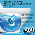 thumbnail image 3 of 500 Brushes Starter Kit, Toilet Bowl Brush W/ Soap Dispensing Brush Head, 3 of 9