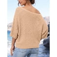 thumbnail image 3 of Anygrew Women's Lightweight Crochet Cardigan - Open Front Batwing Sleeve Hollow Out Summer Cover Up, 3 of 5