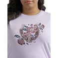 thumbnail image 3 of Lee Women's Plus Size Logo Tee, 3 of 4