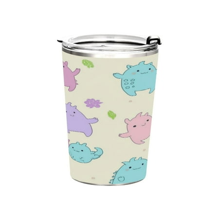 

11oz Straw Mugs with Handle and Straw Lid Sports Mugs Car Mugs Cute Little Monsters