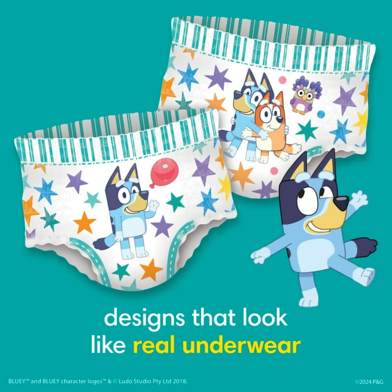 Pampers Easy Ups Bluey Potty Training Pants Boys Size 5T-6T, 15 Count (Select for More Options) - Walmart.com Pampers Easy Ups Bluey Potty Training Pants Boys Size 5T-6T, 15 Count (Select for More Options) - Walmart.com