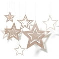 thumbnail image 6 of Cheerland Garland Twinkle Little Stars Decoration, Champagne Gold, 6.6 ft, 6 of 7