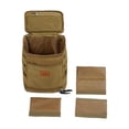 thumbnail image 3 of jinwen Sac de Rangement de Pique-Nique Étui de Transport Multifonctionnel pour Randonnée Sac à Dos Extérieur Kaki, 3 of 9