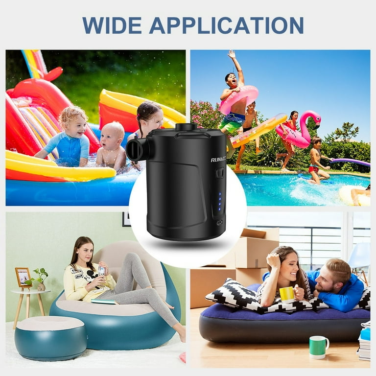 5000mAh Rolling Grill Basket Hair Dryer Vacuum Pump Air Cushion