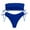 Blue Swimsuits, variant on Bikinis for Women Strapless Bandeau Backless Tube Top Ruched Drawstring V Waist Cheeky Briefs