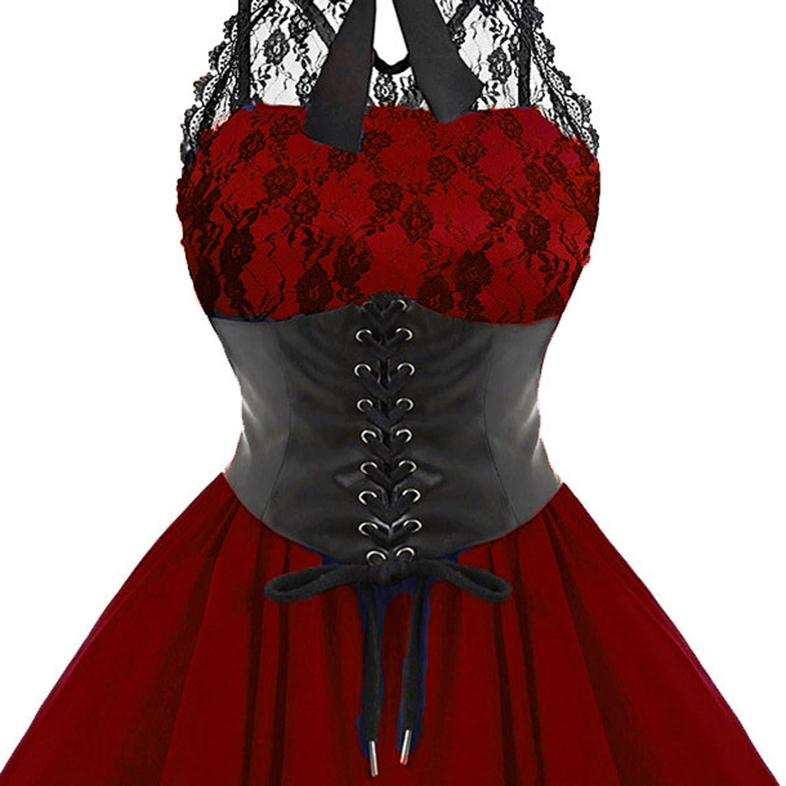 Prom Skirt Full Dresses Punk Corset