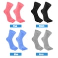 thumbnail image 4 of Unique Bargains 1 Pair Full Finger Five Toe Socks Unisex Non Slip Daily Fit Finger Socks Blue, 4 of 7