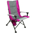 thumbnail image 4 of Ozark Trail High Back Camping Chair, Pink with Cupholder, Pocket, and Headrest, Adult, 4 of 9