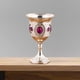 thumbnail image 2 of 0.68oz Copas Copas Copa Vasos Degustación Copas de champán Copas Copas Barware en relieve para inauguración Comedor Bar Hogar Plata Blanco Púrpura Macarena copa de vino, 2 of 6