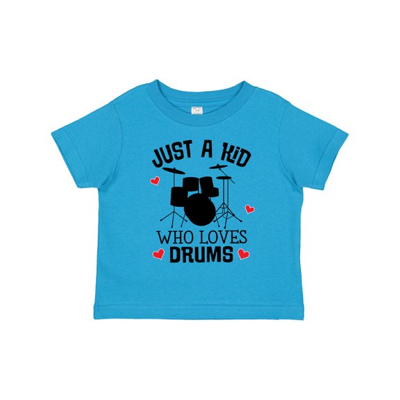 Inktastic Future Drummer Kid Loves Drums Boys or Girls Toddler T-Shirt