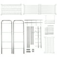 thumbnail image 4 of Kitchen Sink Rack, Stainless Steel Double Layer Sink Shelf 36.6" x 11" x 31.5" Kitchen Bowl Rack, Black, 4 of 7