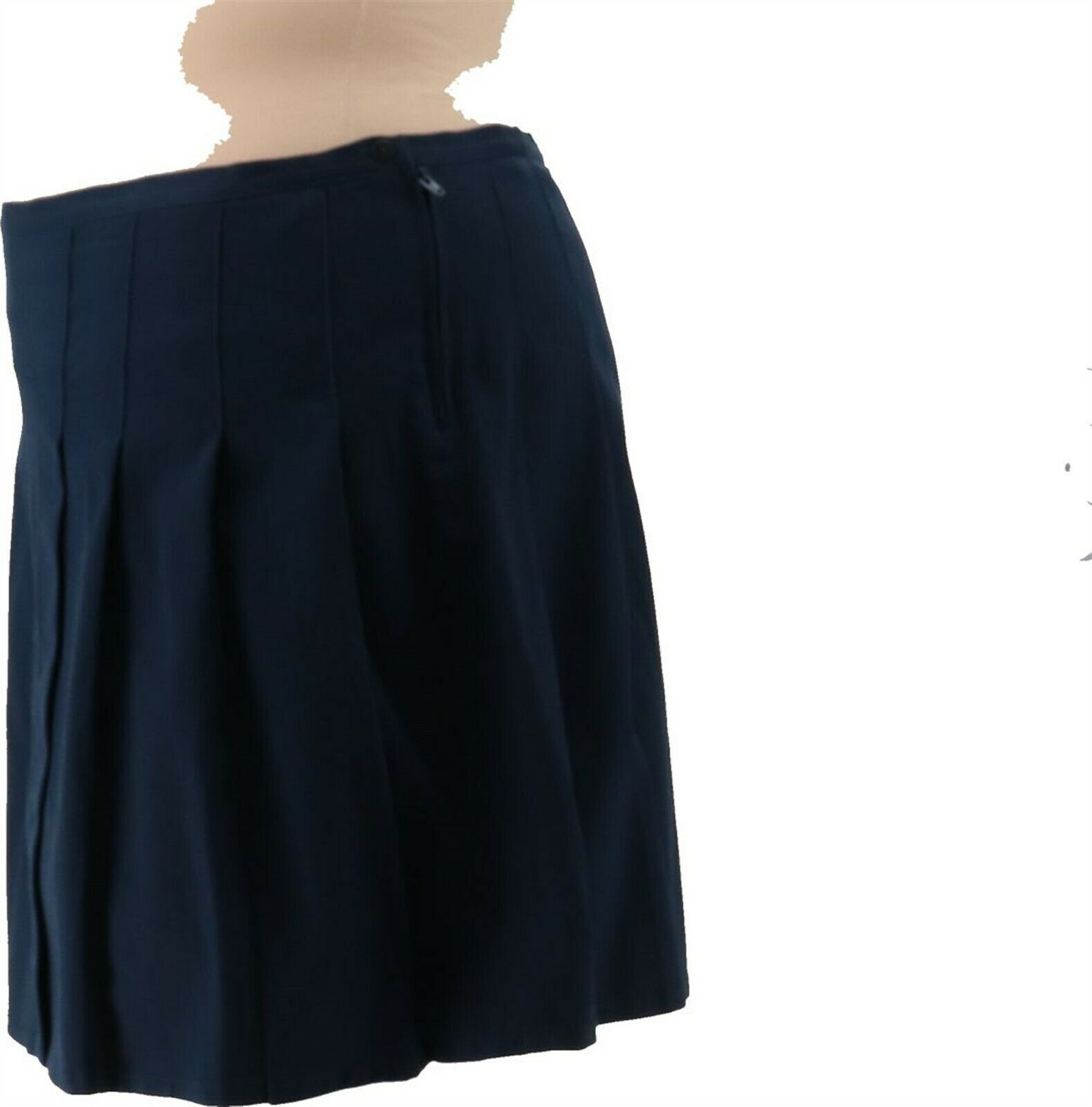 Lands' End Pleat Skort Classic Navy 20W 